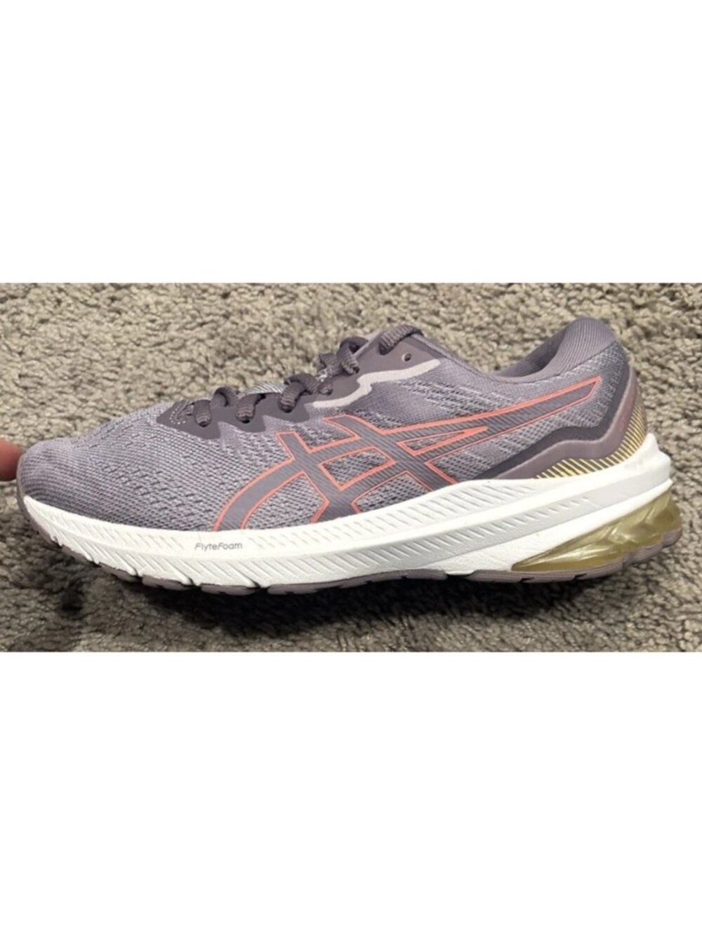 Asics Womens GT 1000 11 1012B197 Purple Running Shoes Sneakers Size 8